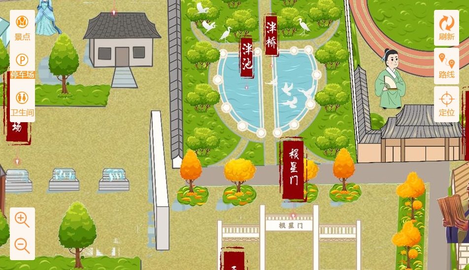 兴平手绘地图景区语音讲解导览系统：智慧景区建设的基石